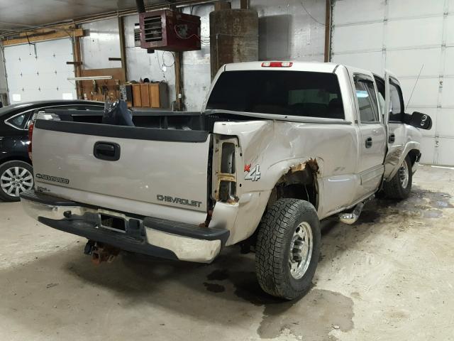 1GCHK23295F856911 - 2005 CHEVROLET SILVERADO TAN photo 4