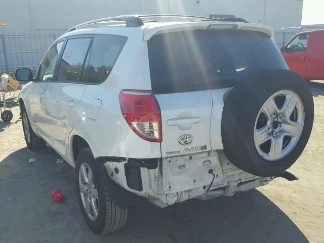 JTMZK31V475014798 - 2007 TOYOTA RAV4 LIMIT WHITE photo 3
