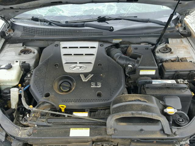 5NPEU46F96H054857 - 2006 HYUNDAI SONATA GLS SILVER photo 7