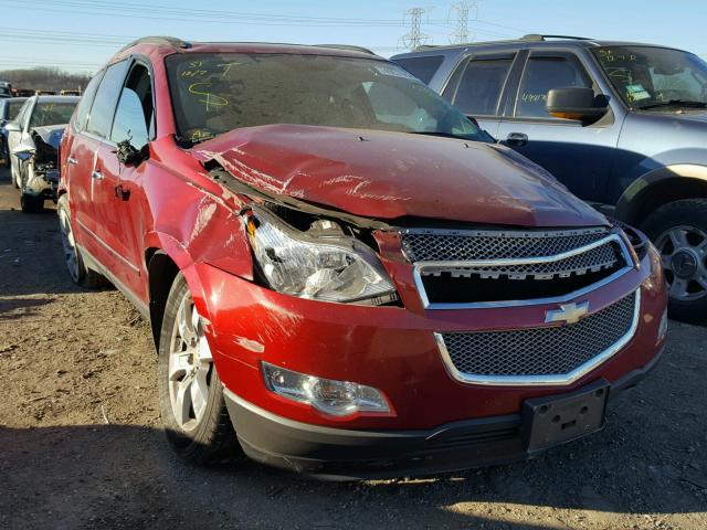 1GNKRLED7CJ143481 - 2012 CHEVROLET TRAVERSE L RED photo 1