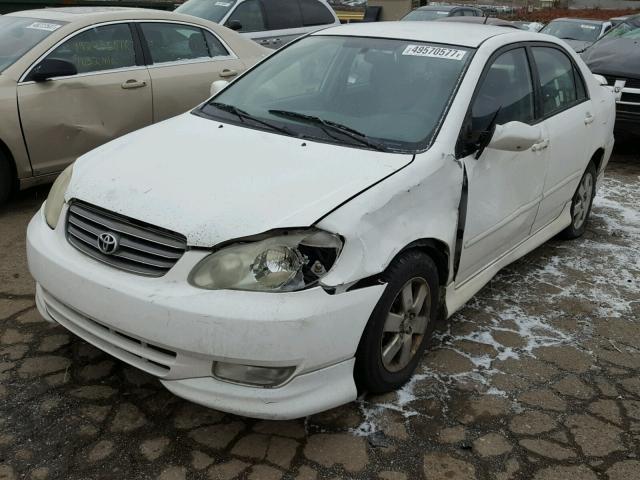 1NXBR32EX3Z087729 - 2003 TOYOTA COROLLA WHITE photo 2