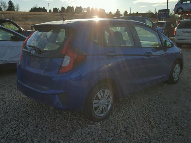 3HGGK5H59FM752406 - 2015 HONDA FIT LX أزرق صورة 4