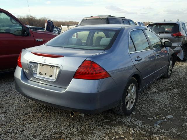 1HGCM563X7A134245 - 2007 HONDA ACCORD SE GRAY photo 4