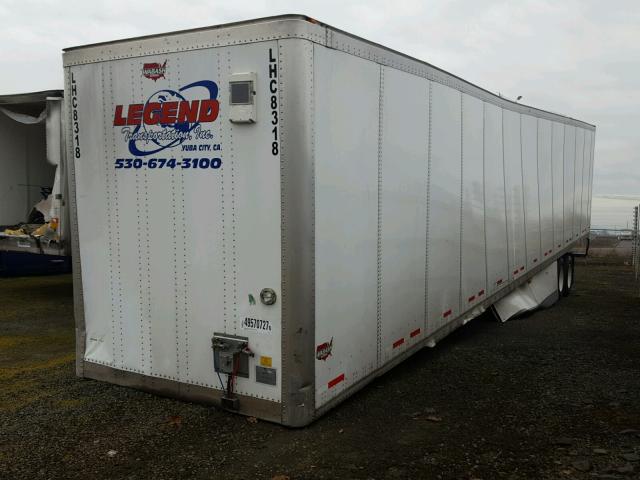 1JJV532D1HL029002 - 2017 WABASH TRAILER WHITE photo 2