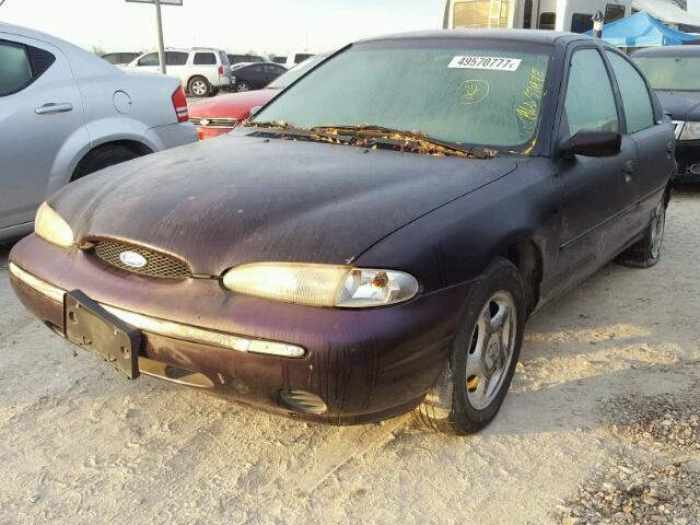 1FALP6539SK204064 - 1995 FORD CONTOUR GL PURPLE photo 2