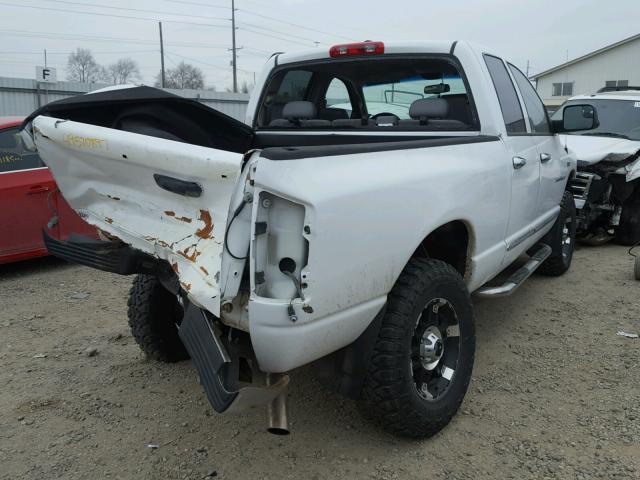 1D7HU18267S159161 - 2007 DODGE RAM 1500 S WHITE photo 4