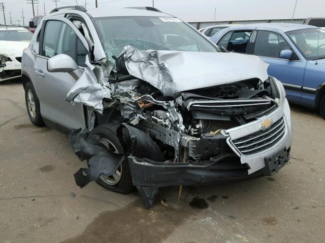 3GNCJPSB4GL247432 - 2016 CHEVROLET TRAX 1LT SILVER photo 1