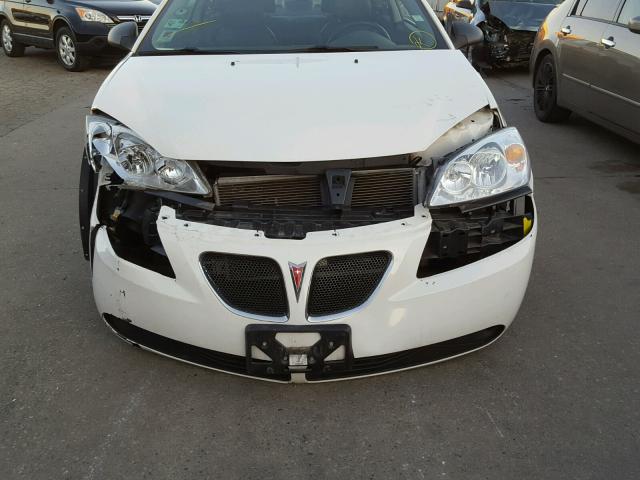 1G2ZH17N284110435 - 2008 PONTIAC G6 GT WHITE photo 9