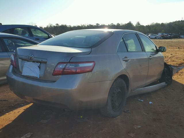 4T4BE46K99R072235 - 2009 TOYOTA CAMRY BASE TAN photo 4