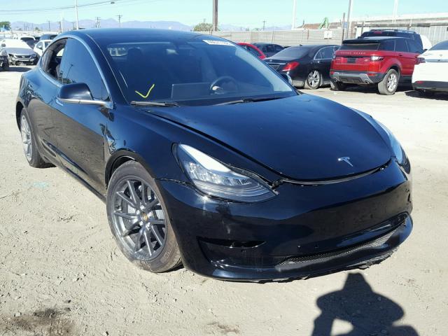 5YJ3E1EA7JF013868 - 2018 TESLA MODEL 3 შავი ფოტო 1