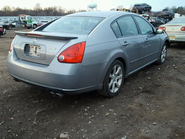 1N4BA41E48C807158 - 2008 NISSAN MAXIMA SE GRAY photo 4