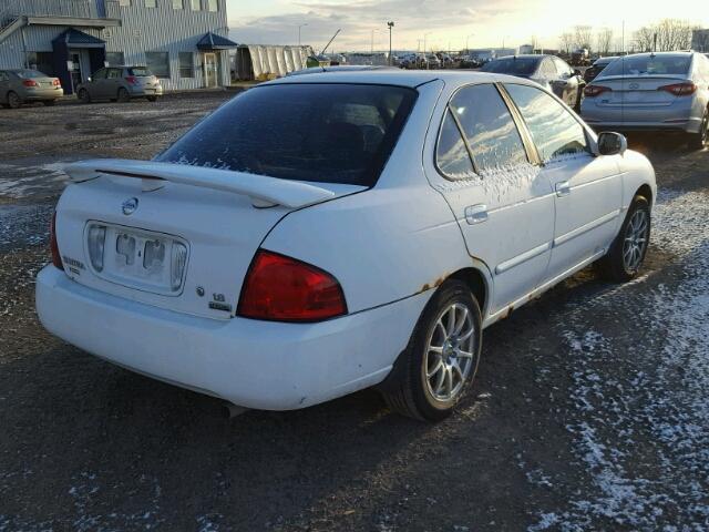 3N1CB51D25L539576 - 2005 NISSAN SENTRA 1.8 WHITE photo 4