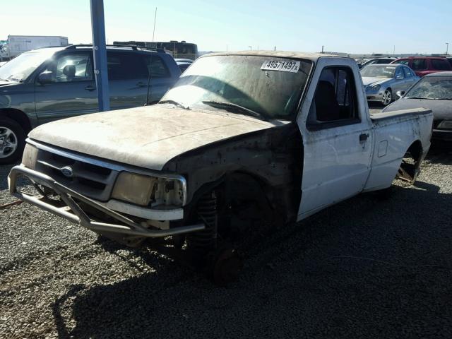 1FTCR10A2SPA55898 - 1995 FORD RANGER WHITE photo 2