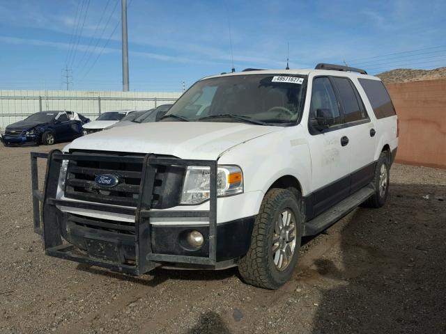 1FMJK1G52CEF17874 - 2012 FORD EXPEDITION WHITE photo 2