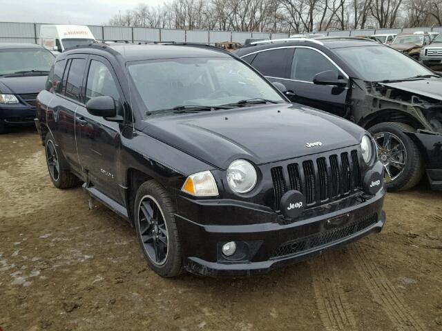 1J8FF47W08D590210 - 2008 JEEP COMPASS SP BLACK photo 1