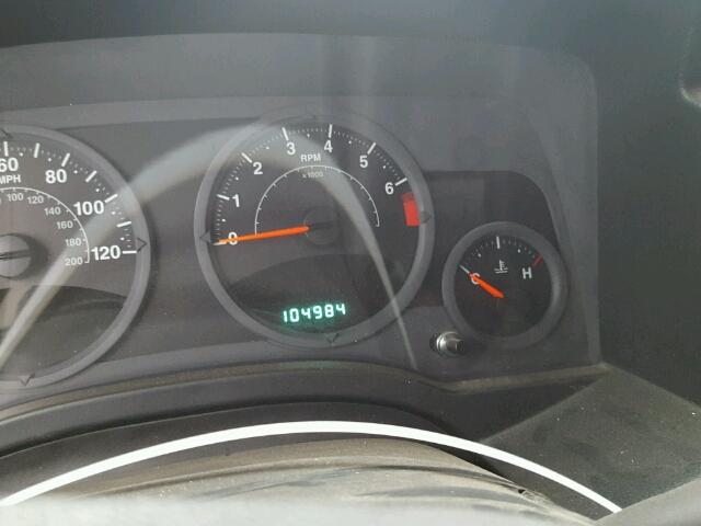 1J8FF47W08D590210 - 2008 JEEP COMPASS SP BLACK photo 8