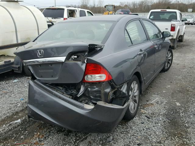 19XFA1F80BE041894 - 2011 HONDA CIVIC EX GRAY photo 4