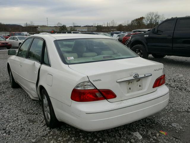 4T1BF28B83U284530 - 2003 TOYOTA AVALON XL WHITE photo 3