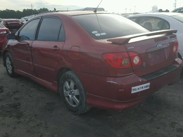 1NXBR32E06Z672307 - 2006 TOYOTA COROLLA CE RED photo 3