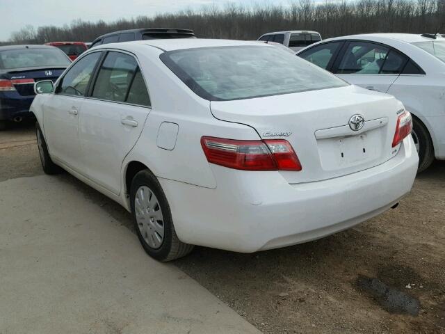 4T1BE46K59U866384 - 2009 TOYOTA CAMRY BASE WHITE photo 3