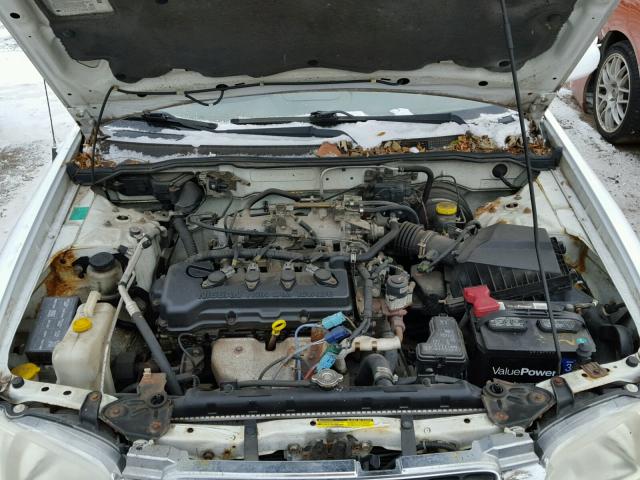 3N1CB51D71L511752 - 2001 NISSAN SENTRA XE WHITE photo 7