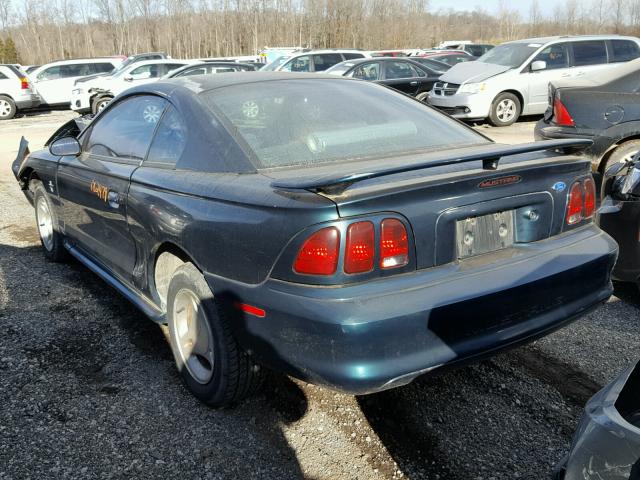 1FALP4041VF168131 - 1997 FORD MUSTANG BLUE photo 3