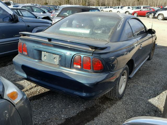 1FALP4041VF168131 - 1997 FORD MUSTANG BLUE photo 4