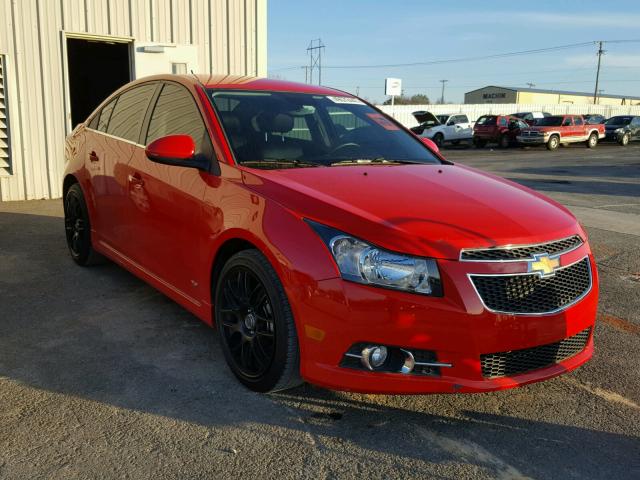 1G1PC5SBXE7190432 - 2014 CHEVROLET CRUZE LT RED photo 1