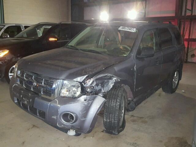 1FMCU93138KE77687 - 2008 FORD ESCAPE XLT GRAY photo 2