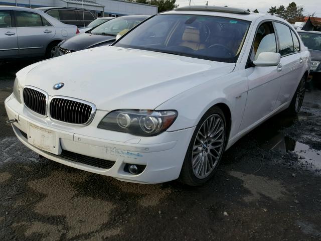 WBAHN83558DT83350 - 2008 BMW 750 LI WHITE photo 2