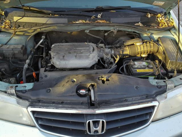 2HKRL18062H587027 - 2002 HONDA ODYSSEY EX BLUE photo 7