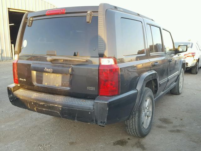 1J8HG48K86C293271 - 2006 JEEP COMMANDER BLACK photo 4