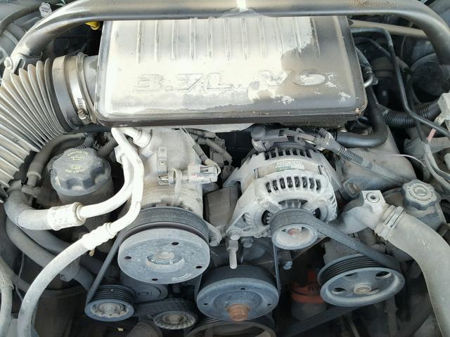 1J8HG48K86C293271 - 2006 JEEP COMMANDER BLACK photo 7