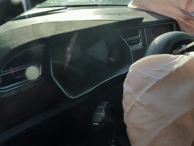 5YJSA1E28HF192254 - 2017 TESLA MODEL S 蓝色 照片 8