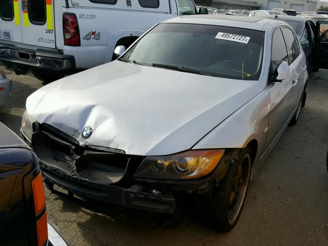 WBAVB33586AZ85897 - 2006 BMW 330 I SILVER photo 2