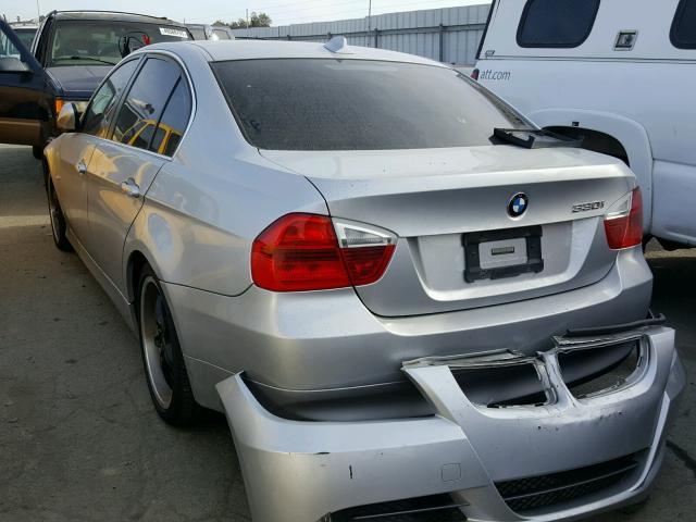 WBAVB33586AZ85897 - 2006 BMW 330 I SILVER photo 3