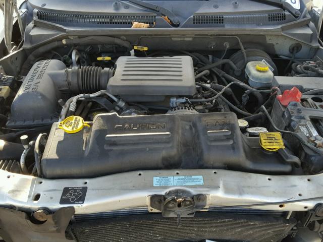 1B4HR28N81F623057 - 2001 DODGE DURANGO SILVER photo 7