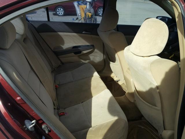 1HGCP26348A149041 - 2008 HONDA ACCORD LX MAROON photo 6