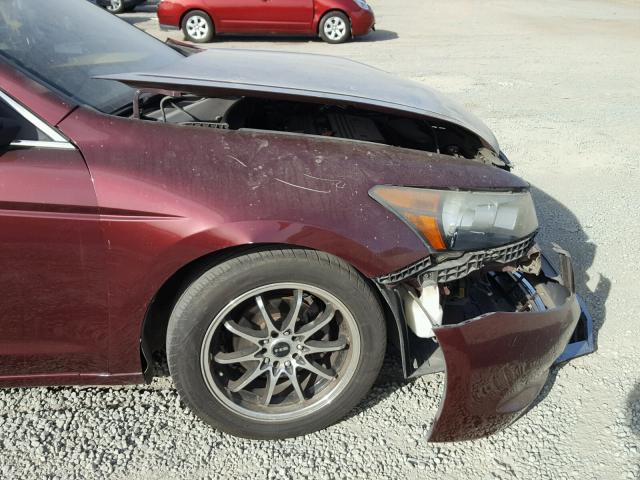 1HGCP26348A149041 - 2008 HONDA ACCORD LX MAROON photo 9