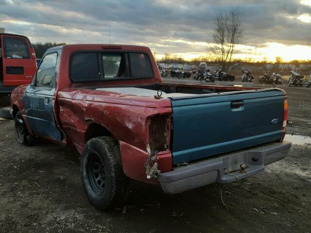 1FTCR10A5VUC47662 - 1997 FORD RANGER RED photo 3