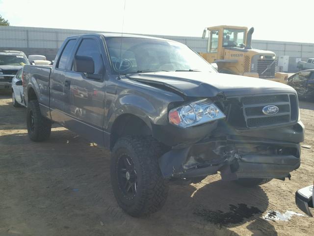 1FTRX14W38FB78887 - 2008 FORD F150 GRAY photo 1