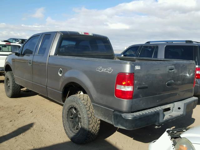 1FTRX14W38FB78887 - 2008 FORD F150 GRAY photo 3