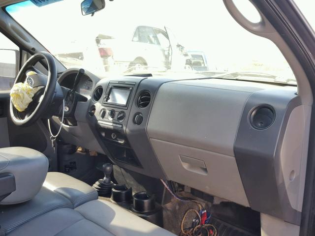 1FTRX14W38FB78887 - 2008 FORD F150 GRAY photo 9