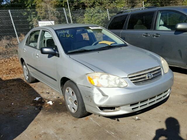 1NXBR32E74Z298212 - 2004 TOYOTA COROLLA CE SILVER photo 1