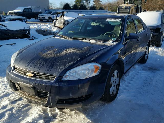 2G1WB58N089231296 - 2008 CHEVROLET IMPALA LS BLUE photo 2