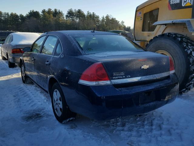 2G1WB58N089231296 - 2008 CHEVROLET IMPALA LS BLUE photo 3