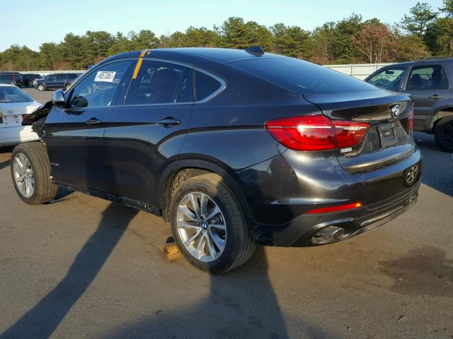 5UXKU2C32H0X47690 - 2017 BMW X6 XDRIVE3 BLACK photo 3