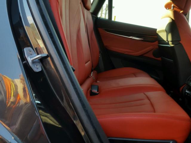 5UXKU2C32H0X47690 - 2017 BMW X6 XDRIVE3 BLACK photo 6