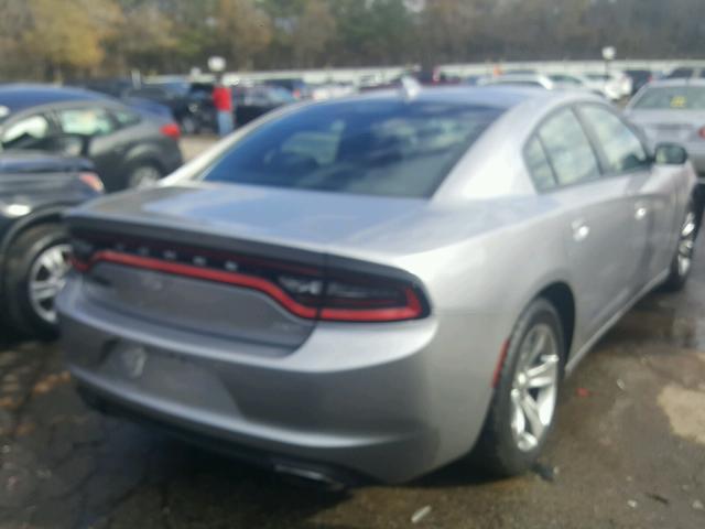 2C3CDXHG7GH166537 - 2016 DODGE CHARGER SX SILVER photo 4