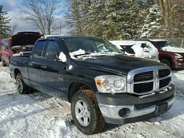 1D7HU18N08S607244 - 2008 DODGE RAM 1500 S BLACK photo 1